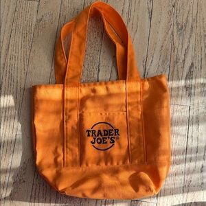 NWOT Trader Joe's Orange Tote Bag